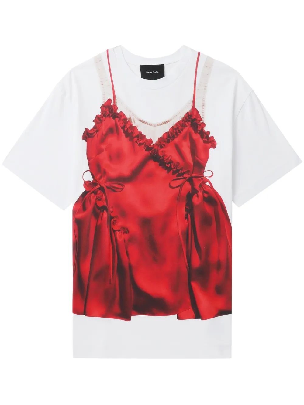 Negligee printed t-shirt