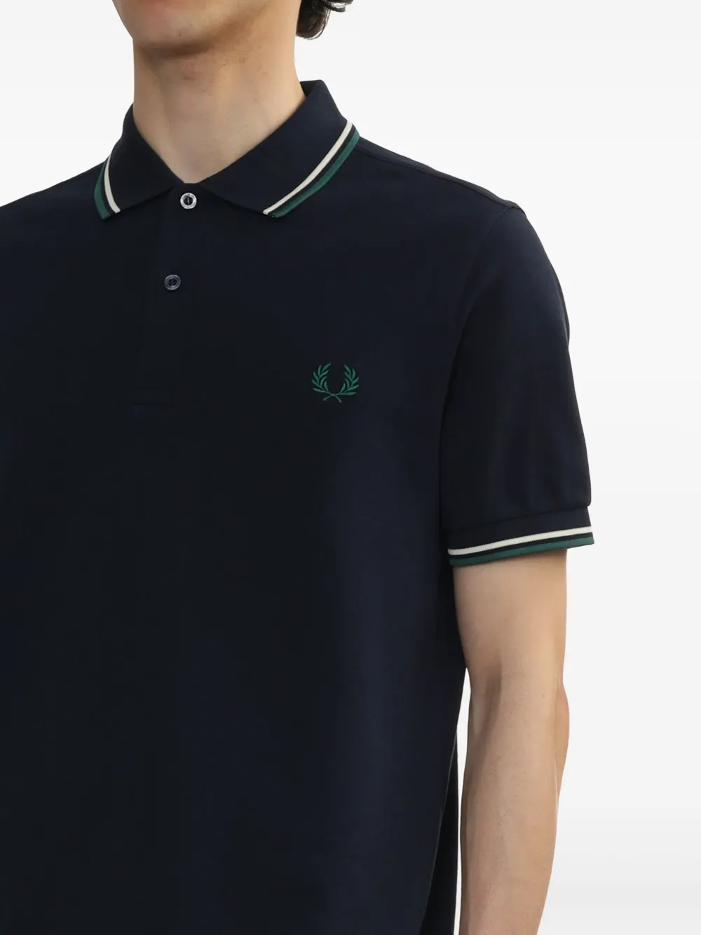 Fred Perry The Twin Tipped poloshirt Blauw