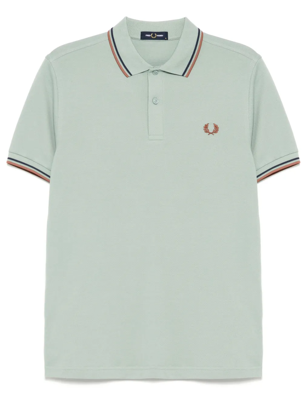 Fred Perry twin tipped polo shirt | Green | Image 1