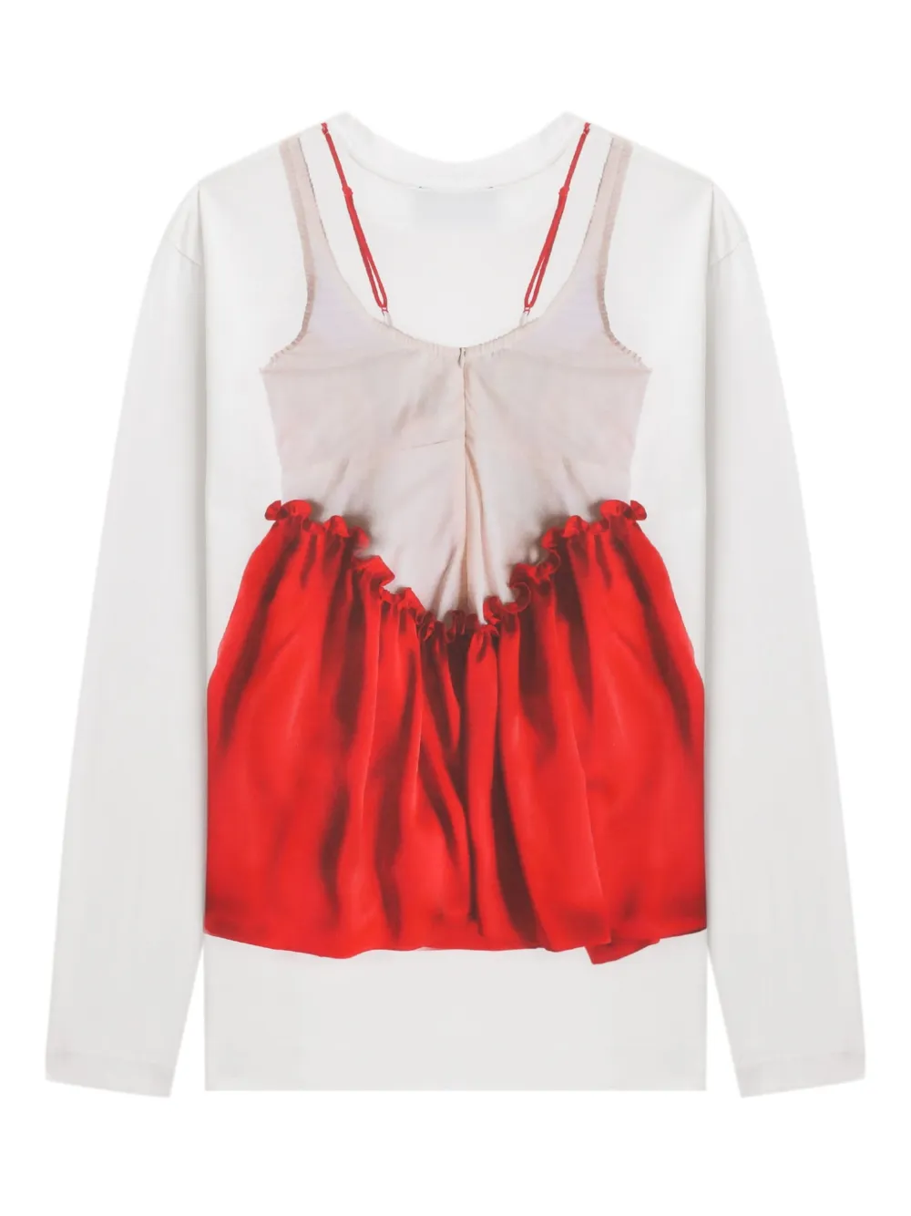 関税込 国内発送 [Simone Rocha] ネグリジェ プリント Tシャツ Simone Rocha Neiglegee プリント Tシャツ | ホワイト | FARFETCH JP