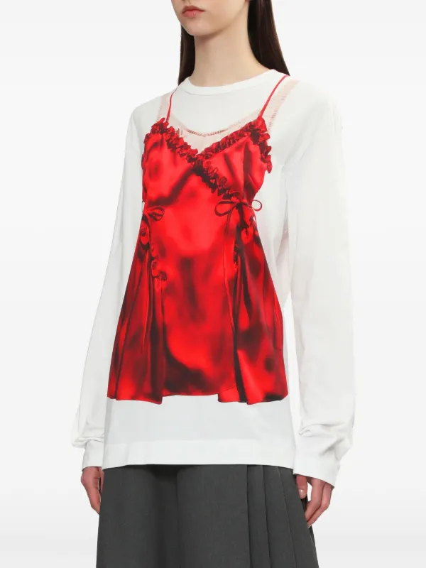 Simone Rocha Neiglegee プリント Tシャツ | ホワイト | FARFETCH JP