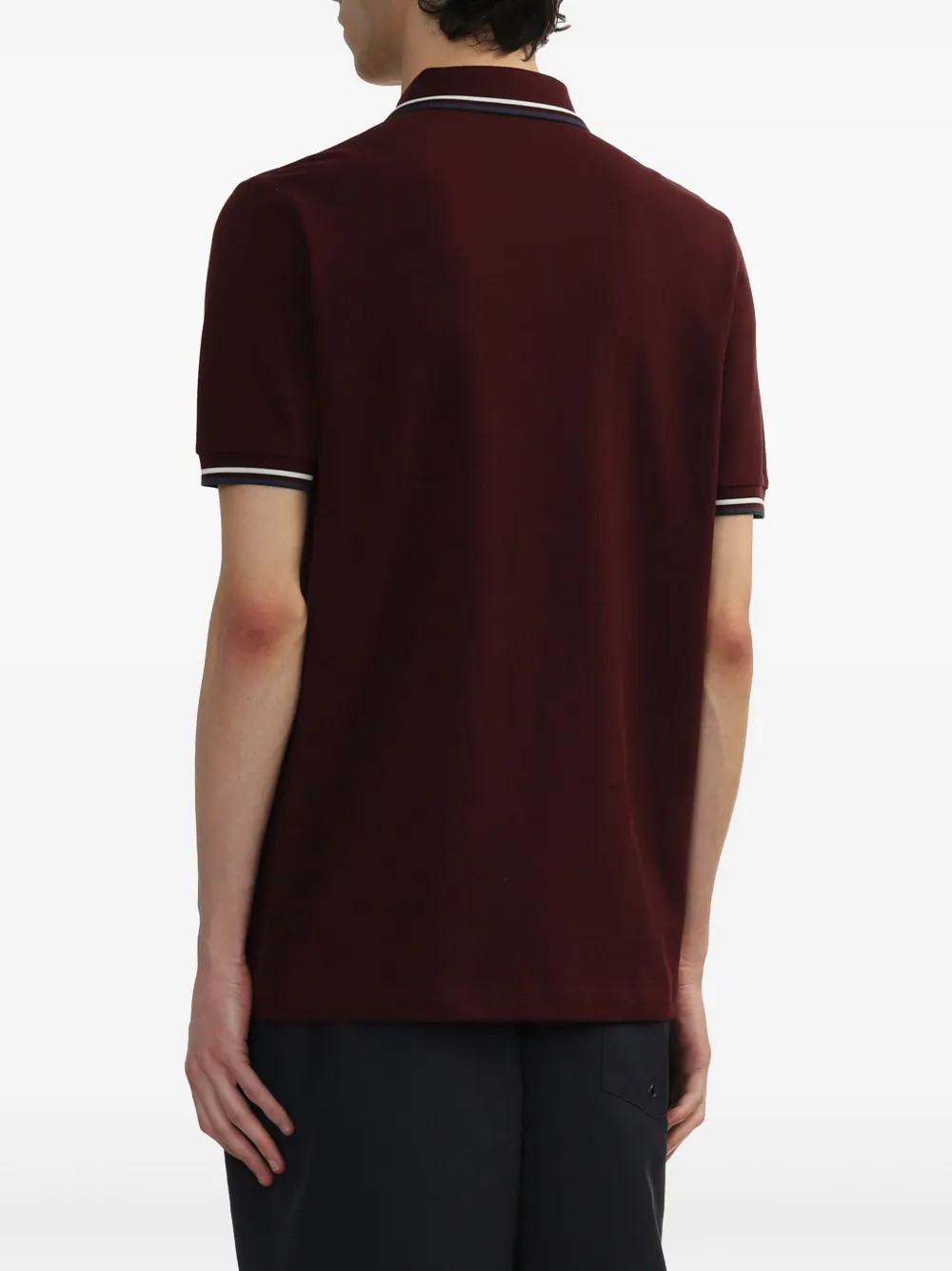 Fred Perry The Twin Tipped poloshirt Rood