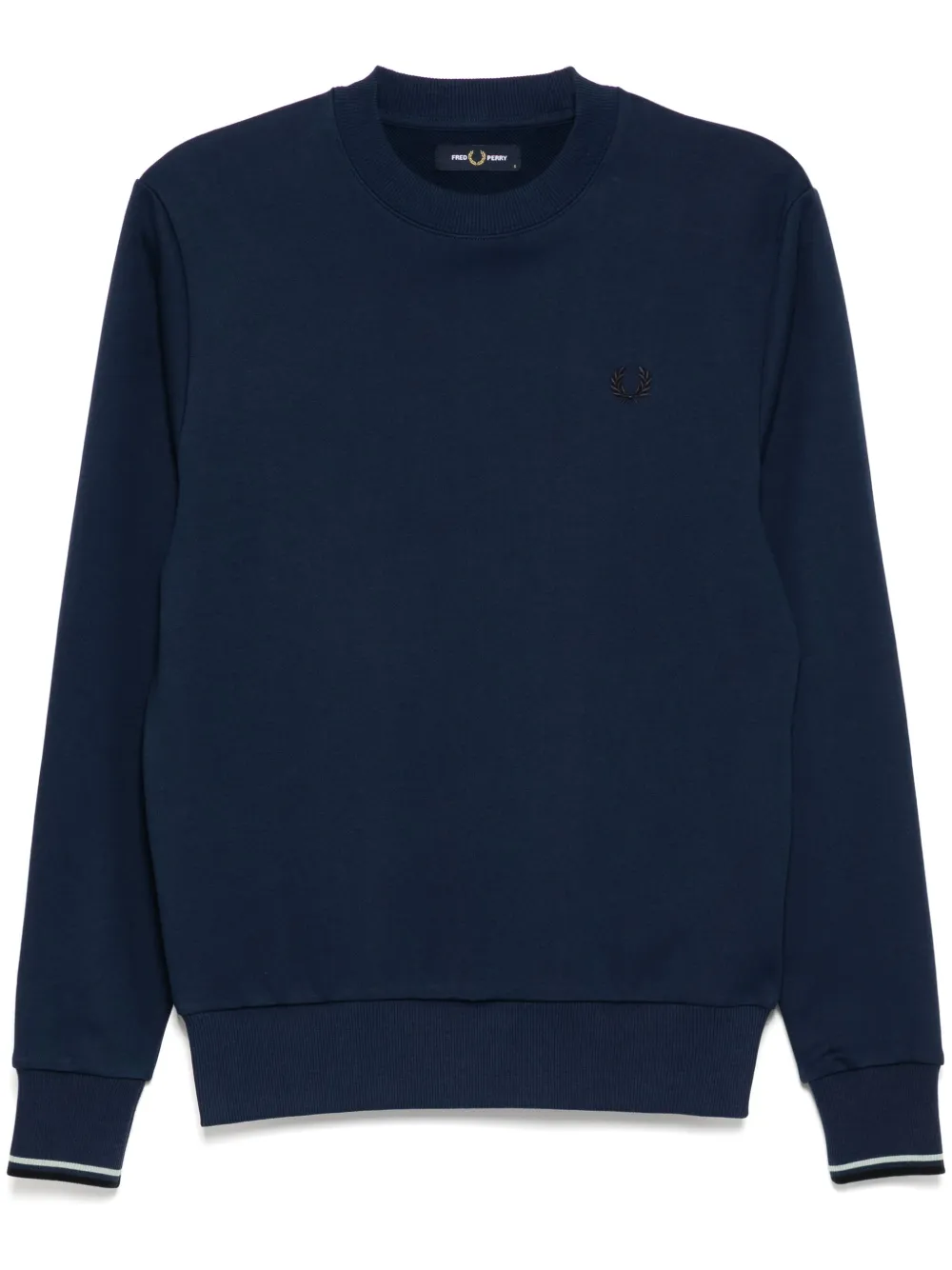 logo-embroidered sweatshirt