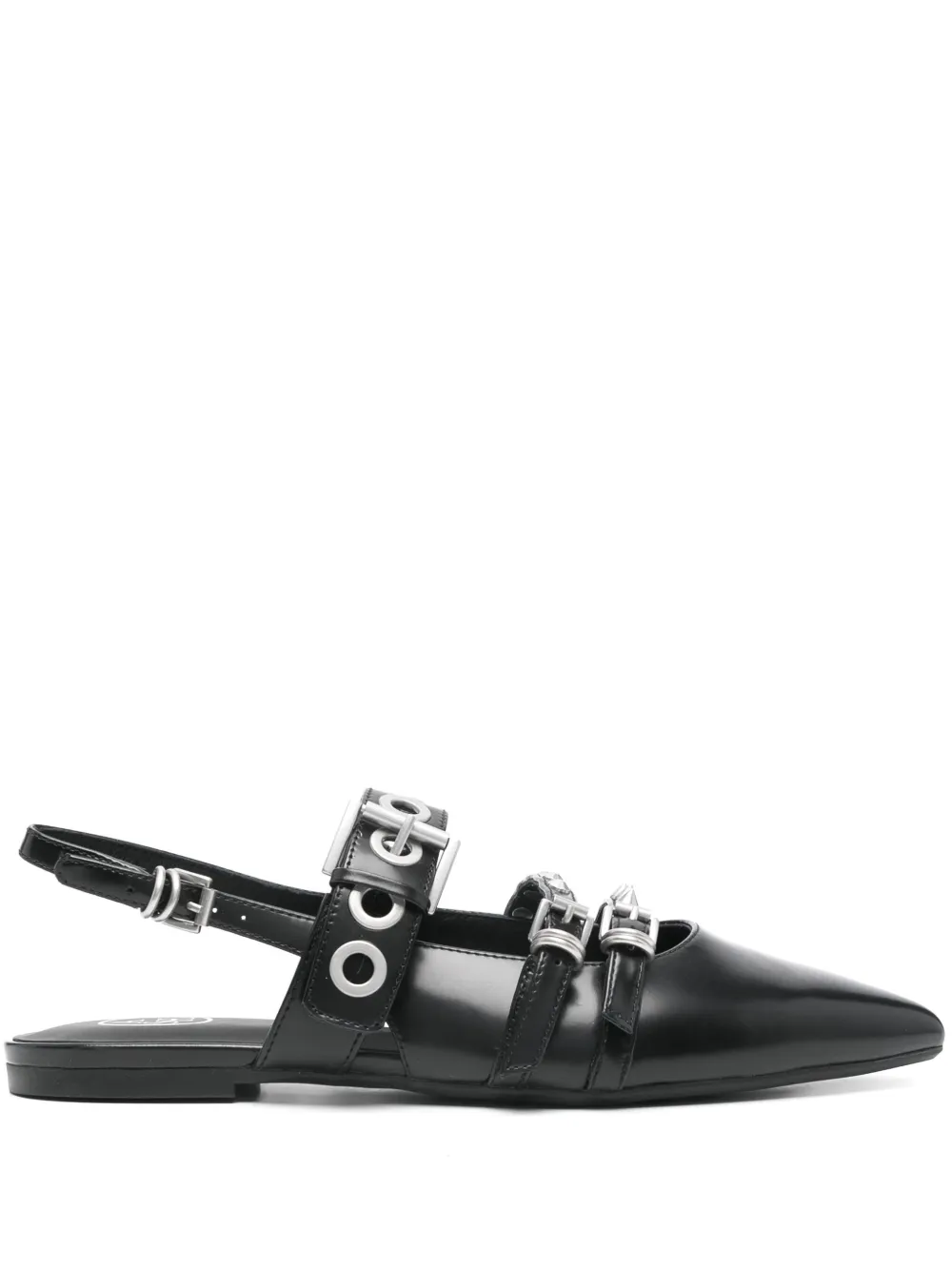 Ash Blondie flat sandals Black