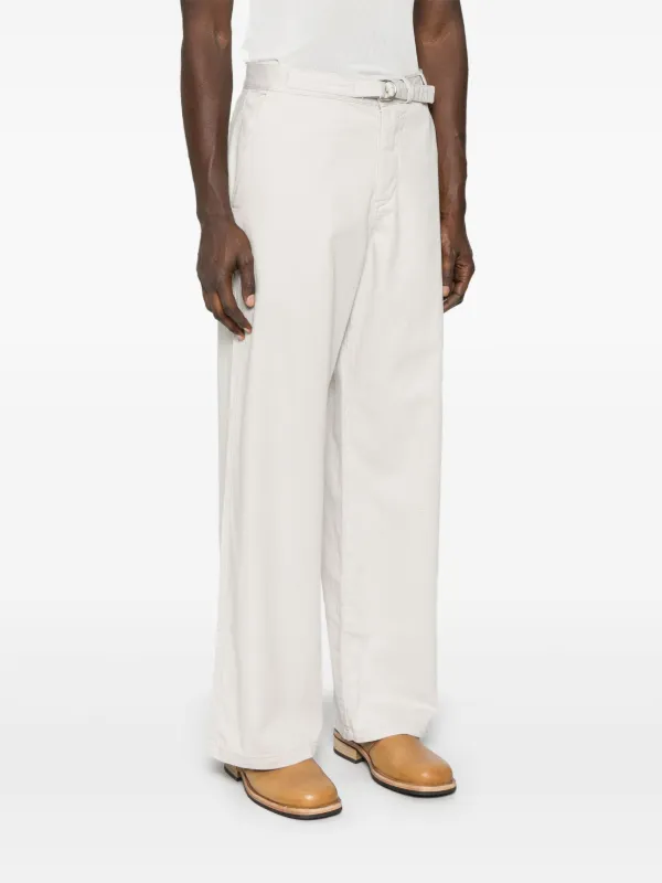 ボトムスその他 Our Legacy Regular white cotton trousers OUR LEGACY Stern Trousers | Neutrals | FARFETCH