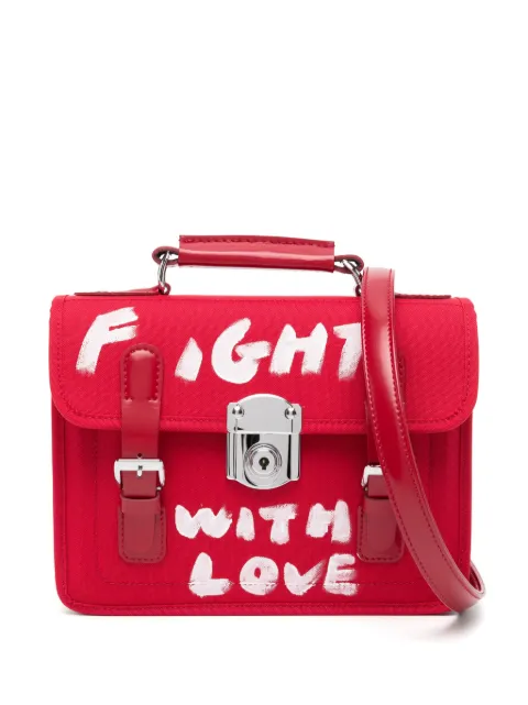 Comme Des Garçons Girl bolsa crossbody con estampado gráfico