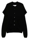 Comme Des Garçons wool cardigan - Black