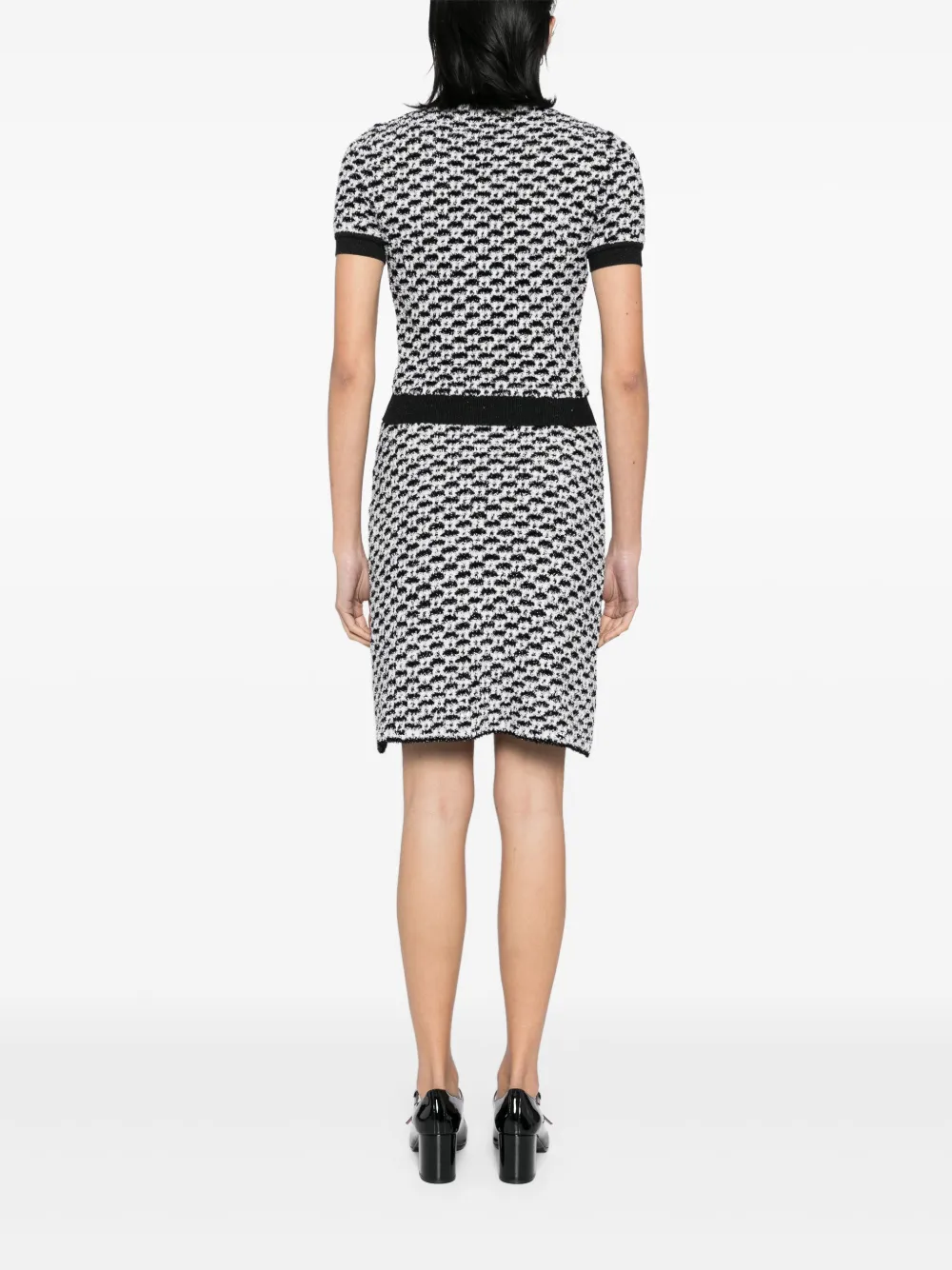 Pre-owned Chanel 1997 Skirt Set In Black