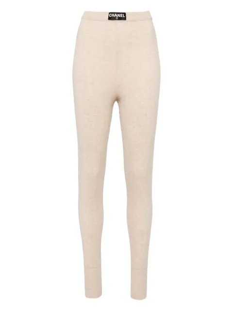 CHANEL Pre-Owned 1994 knitted trousers