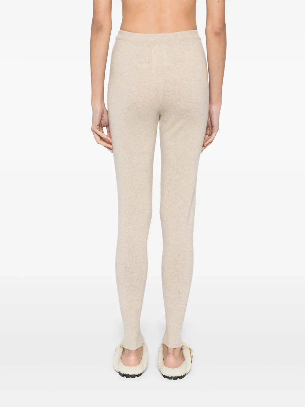 Pre-owned Chanel 1994 Knitted Trousers In Neutrals