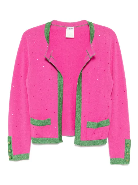 CHANEL Pre-Owned cárdigan manga larga 1996