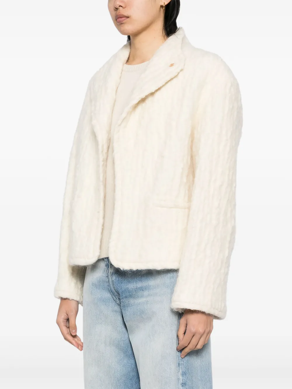 Pre-owned Chanel 1998 Single-breasted Jacket In Neutrals