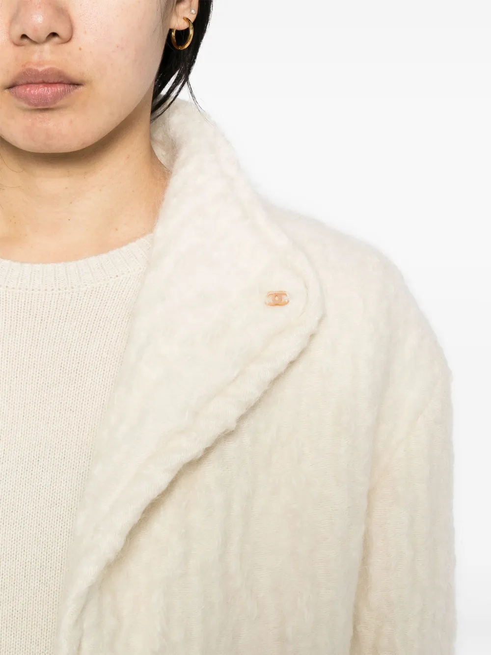 Pre-owned Chanel 1998 Single-breasted Jacket In Neutrals