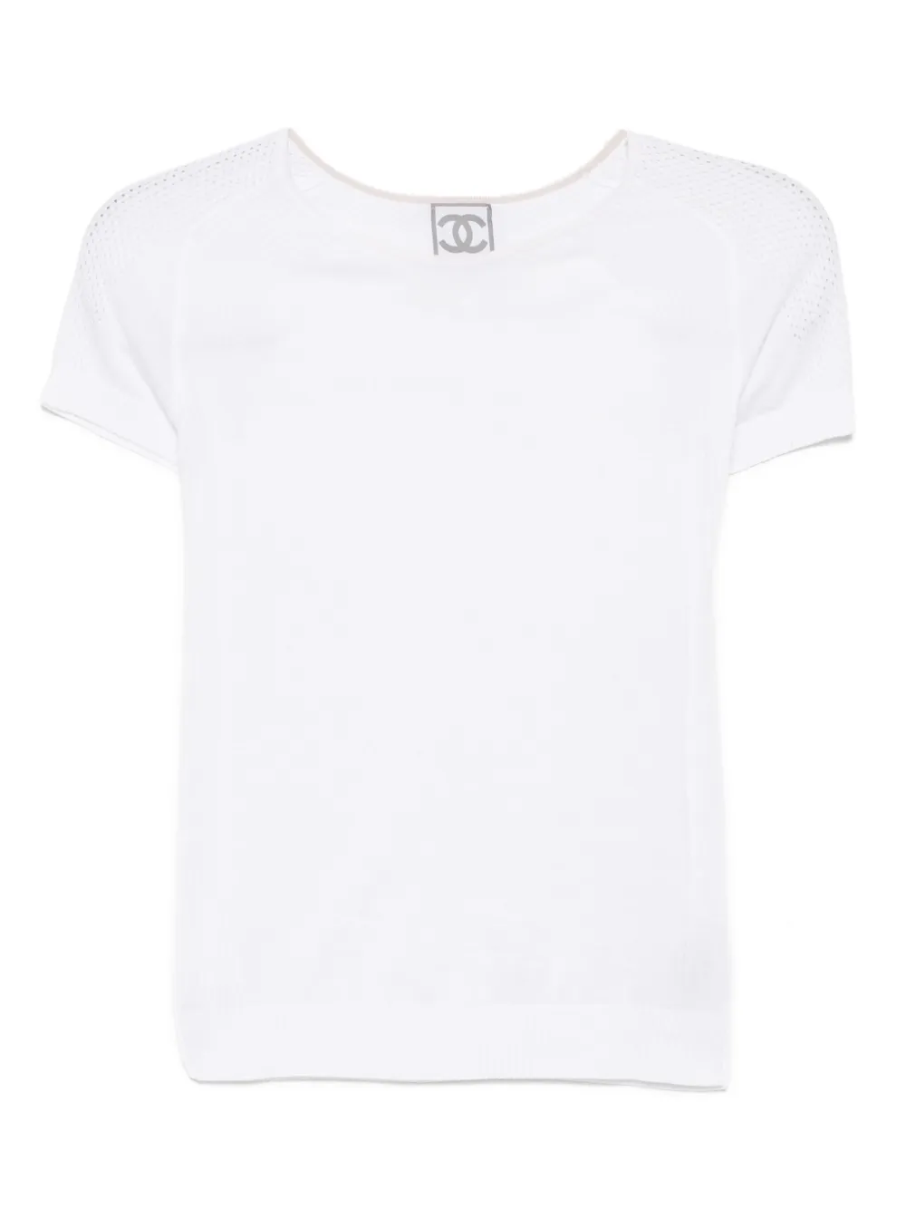 CHANEL Pre-Owned 2008 スポーツライン Tシャツ - ホワイト CHANEL Pre-Owned 2008 スポーツライン Tシャツ - ホワイト