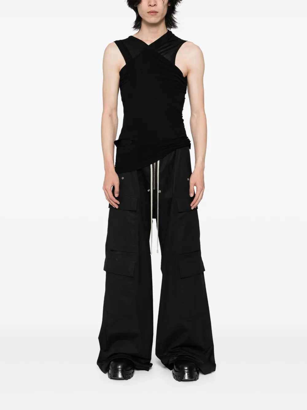 Rick Owens Hollywood Banana top - Zwart