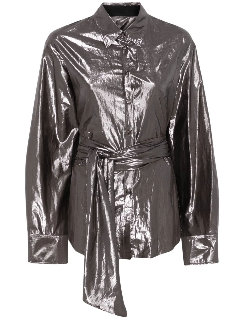 FORTE FORTE METALLIC SHIRT