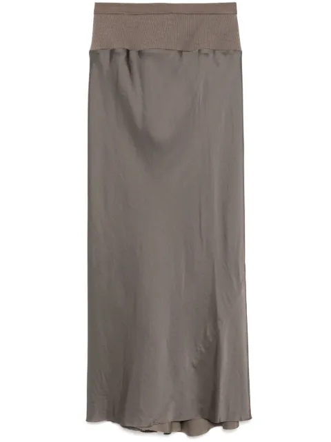 Rick Owens falda acampanada al bies