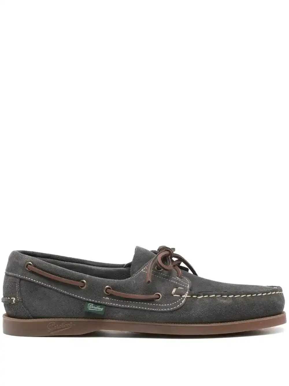Shop Paraboot Barth Marine Boat Shoes In Grey