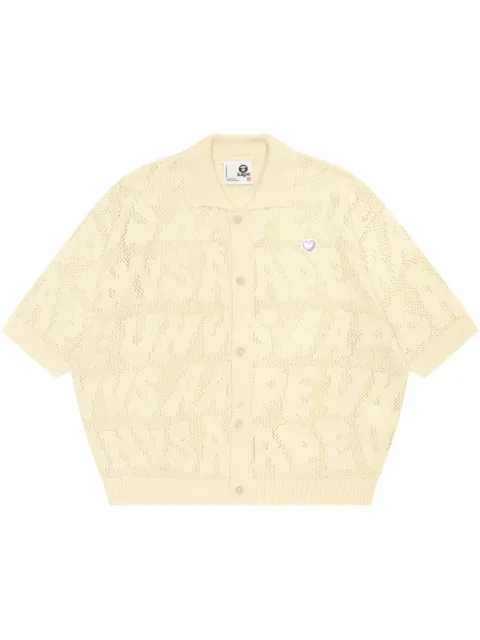 AAPE BY *A BATHING APE® camisa tejida