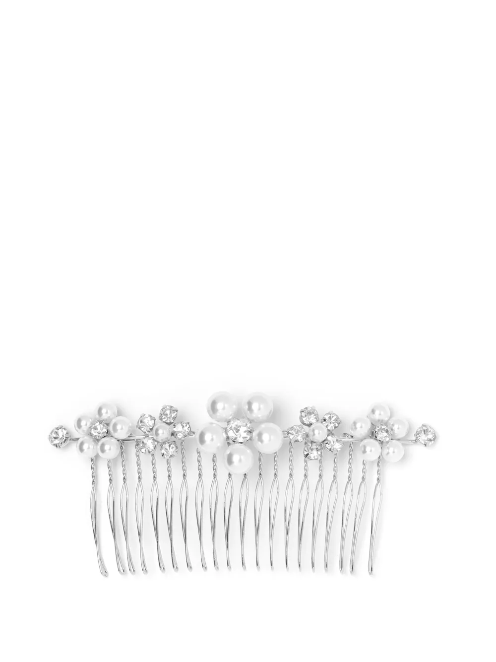 pearl-embellished hair comb