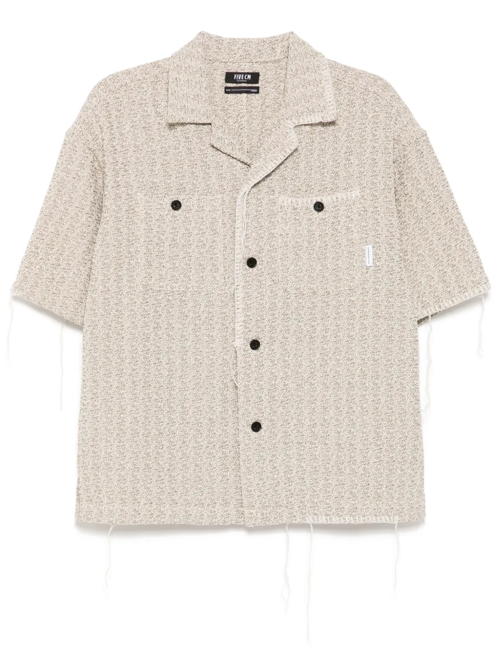 FIVE CM camisa texturizada | neutro | Image 1