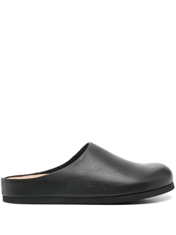 Common Projects Leather Mules | Black | FARFETCH