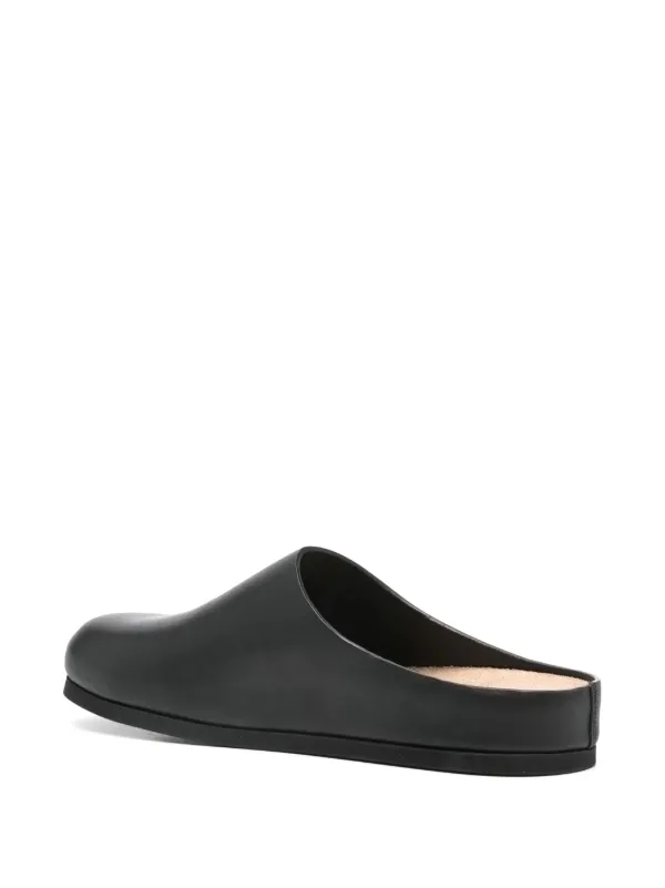 Common Projects Leather Mules | Black | FARFETCH