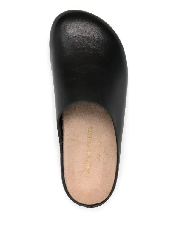 Common Projects Leather Mules | Black | FARFETCH