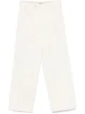 Auralee pleat-detail chinos - White