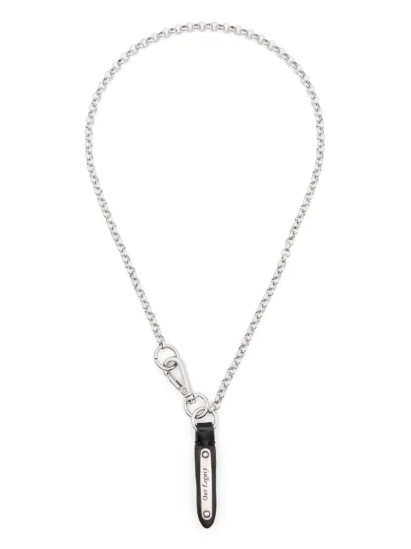 OUR LEGACY Delicate Ladon ネックレス | シルバートーン | FARFETCH JP