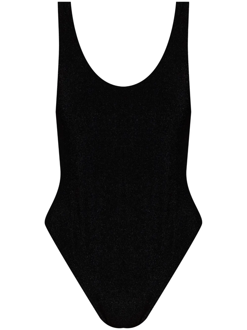 Shop Balmain Backless One-piece In Schwarz
