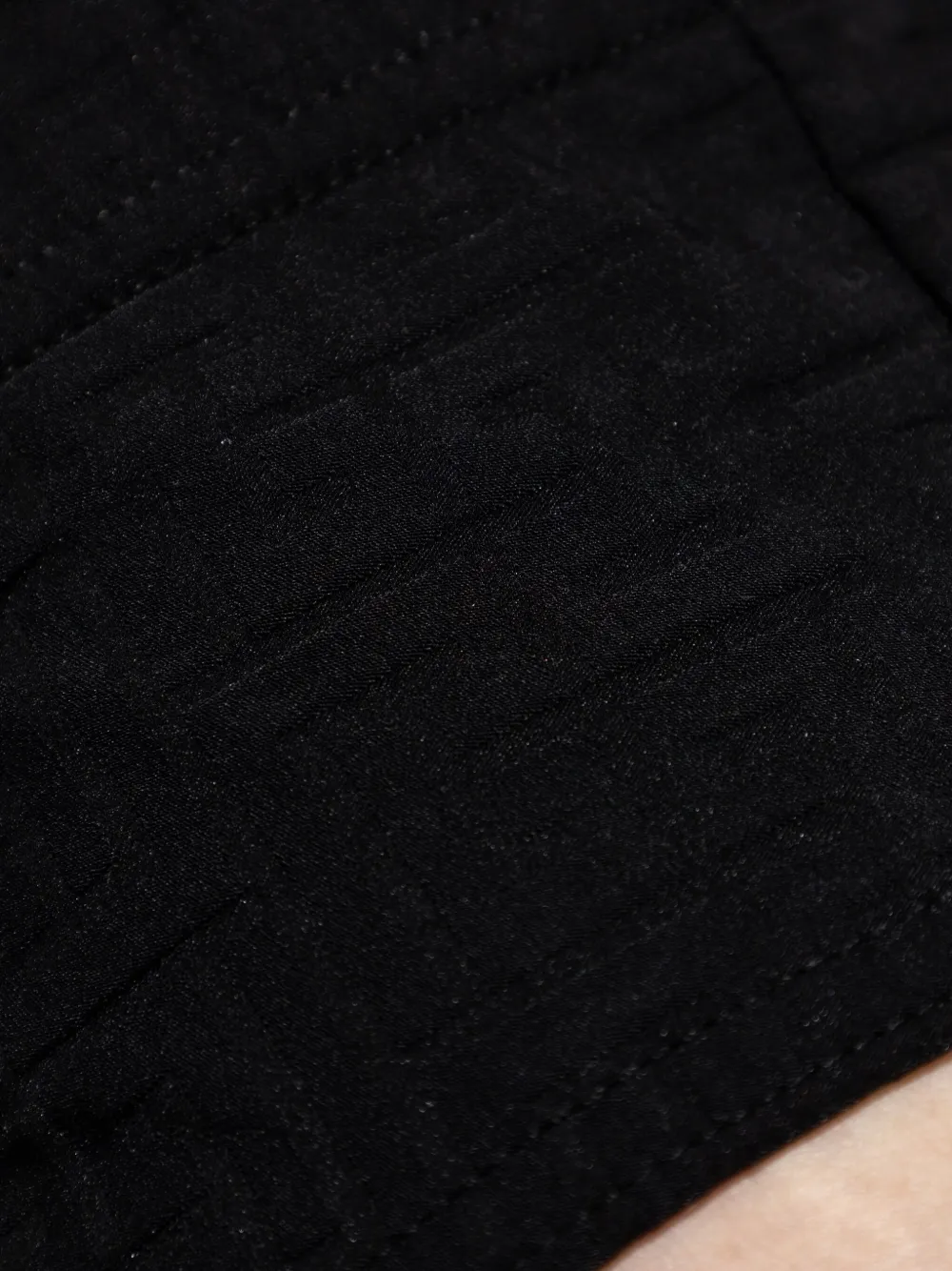Balmain Zwembroek met geometrisch patroon Zwart