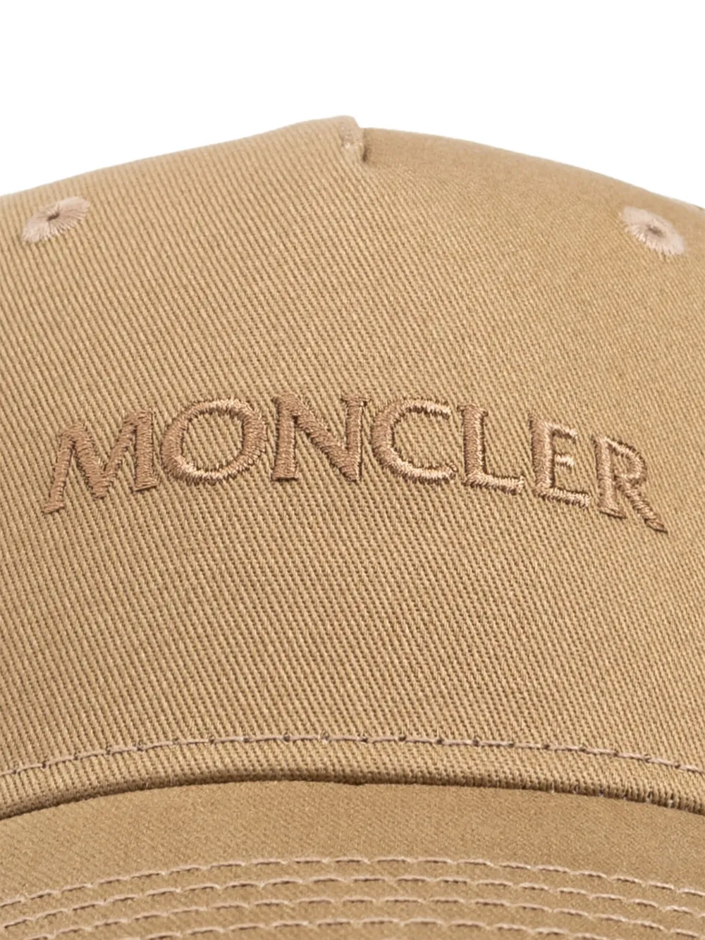 Moncler Pet met geborduurd logo Beige