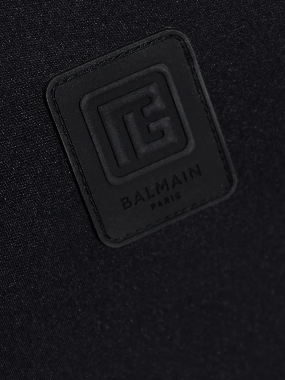 Balmain Badpak met gekruiste bandjes Zwart