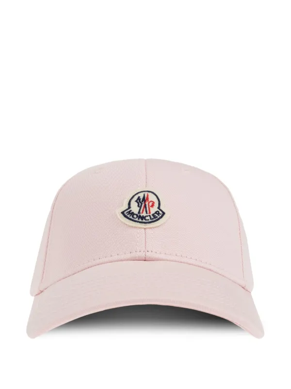 MONCLER ピンクキャップyuyuka Moncler ロゴ キャップ | ピンク | FARFETCH JP