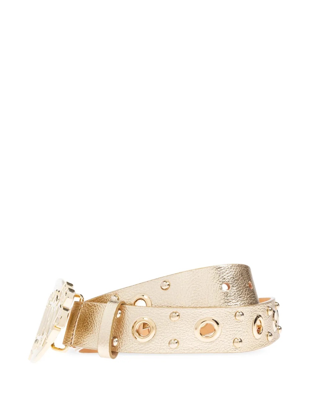 DSQUARED2 Riem met logoplakkaat Goud