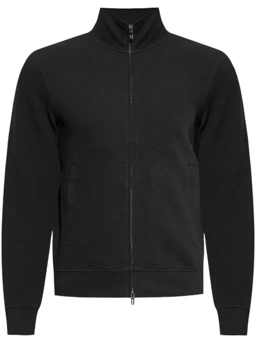 Sweat à détail zippé - Emporio Armani - Modalova