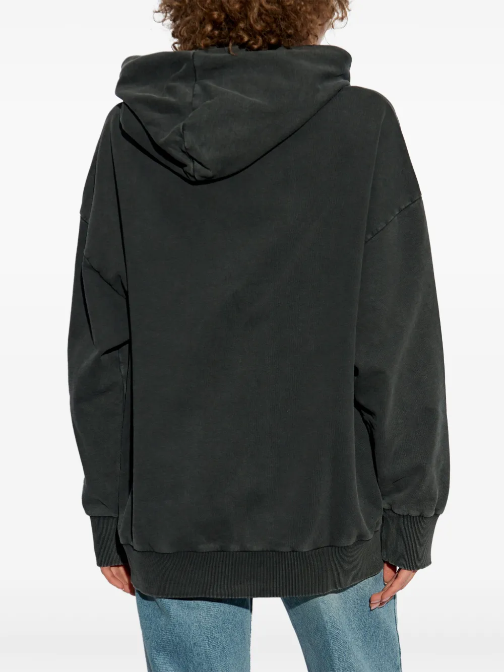 Stella McCartney Hoodie met tekst Zwart