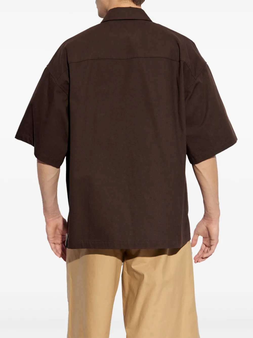 JIL SANDER+ Katoenen overhemd Bruin