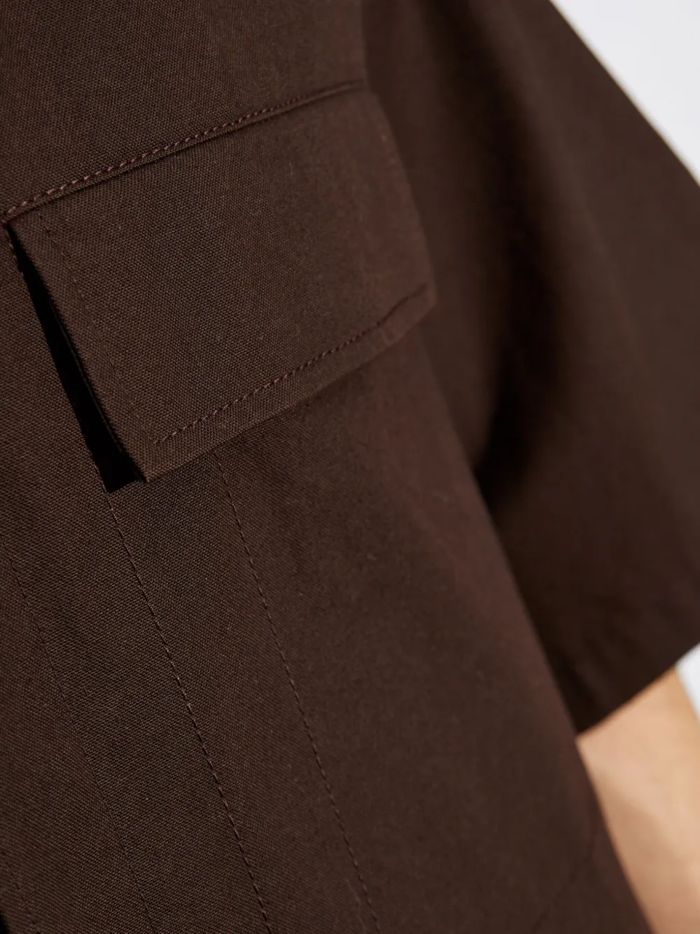 JIL SANDER+ Katoenen overhemd Bruin