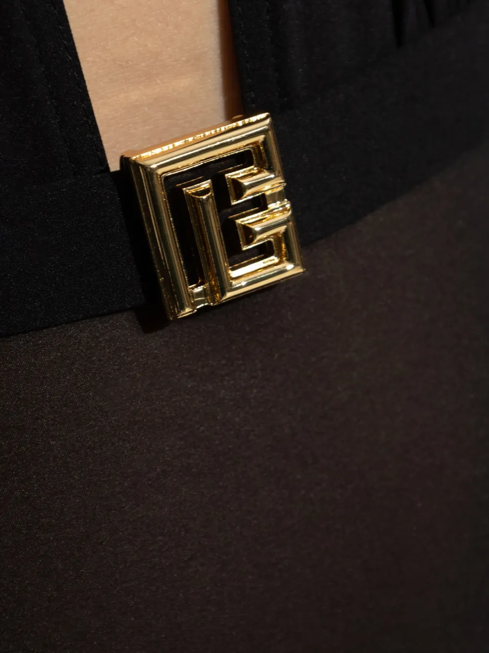 Balmain Badpak met open rug Zwart