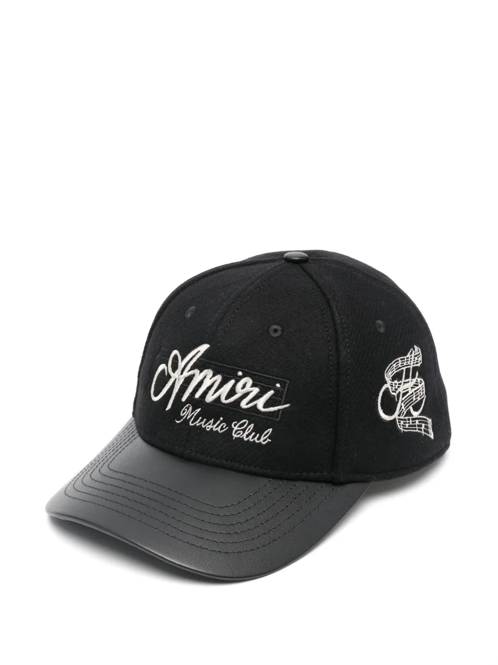 AMIRI Pet met geborduurd logo Zwart