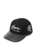AMIRI logo-embroidered cap - Black