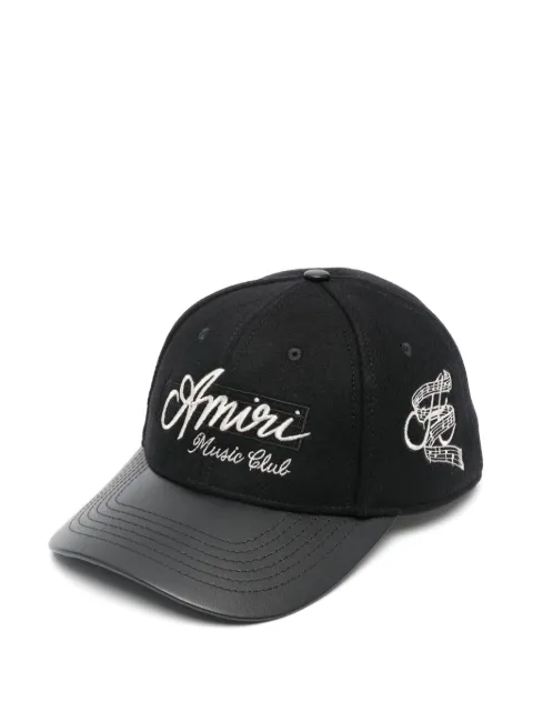 AMIRI logo-embroidered cap