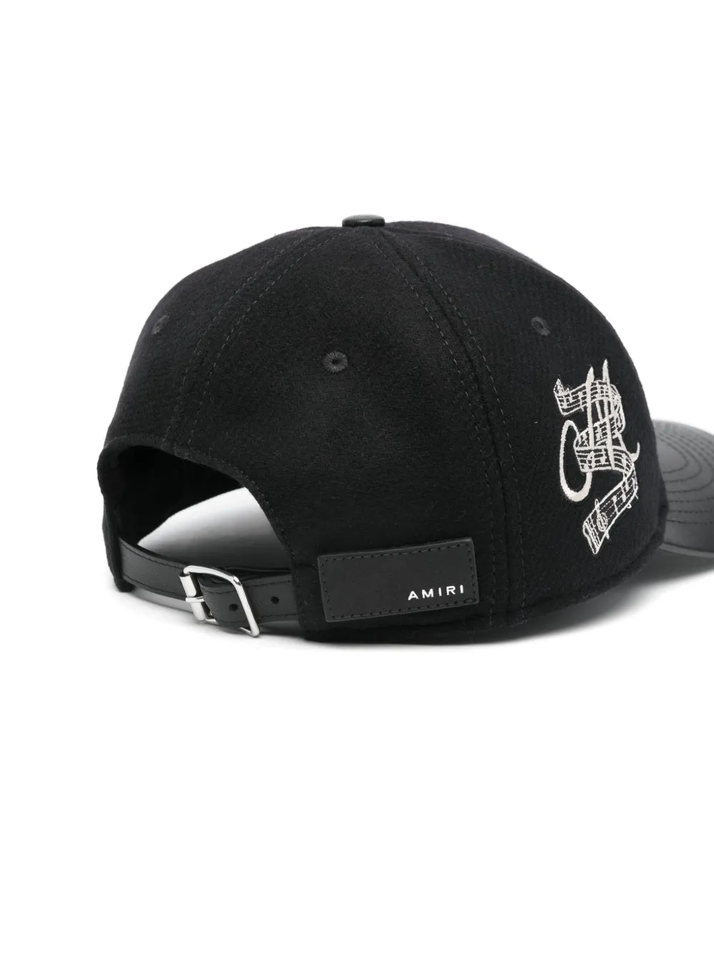 AMIRI Pet met geborduurd logo - Zwart