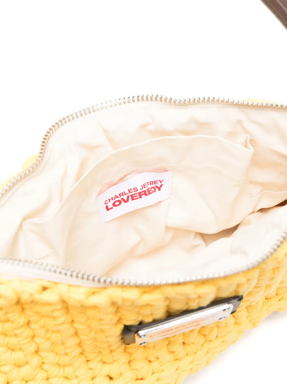 Charles Jeffrey Loverboy Bananenvormige shopper Geel