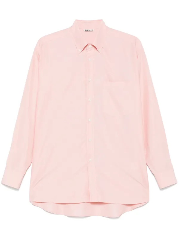 Auralee シルクシャツ | ピンク | FARFETCH JP