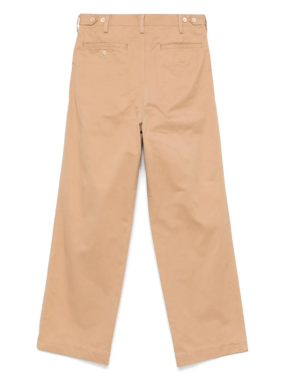 Auralee Geplooide chino Beige