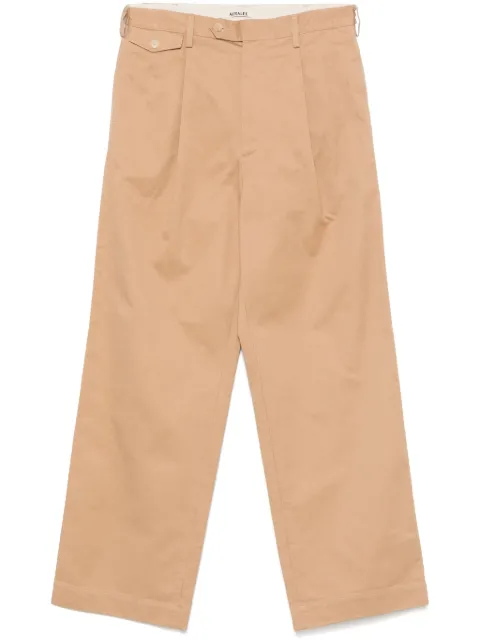 Auralee pleat-detail chinos