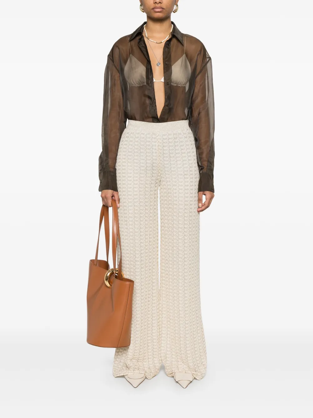 Missoni Straight broek - Beige